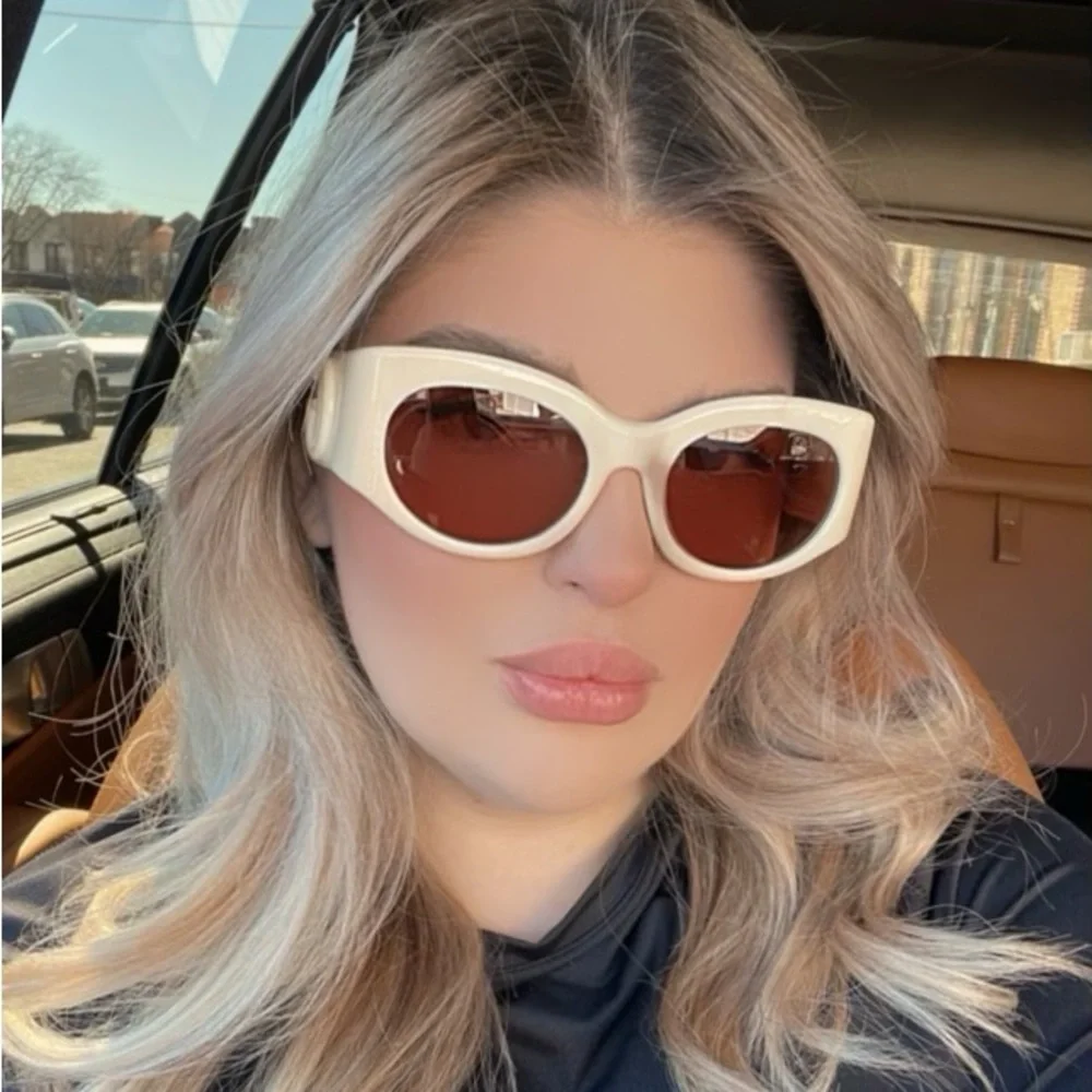 NEW GUCCI GG1544S 004 IVORY BROWN AUTHENTIC SUNGLASSES - Picture 1 of 16